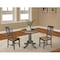 International Concepts Round 30 in Rd Top Pedestal Table, 2 San Remo Chairs, Hickory/Washed Coal, 30 in W, 30 in L, Wood K45-30RT-C10-2 - alternate 4